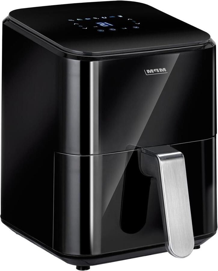 Heteluchtfriteuse Convectieoven Vetvrij Koken Digitaal Led-display 45 liter Zwart