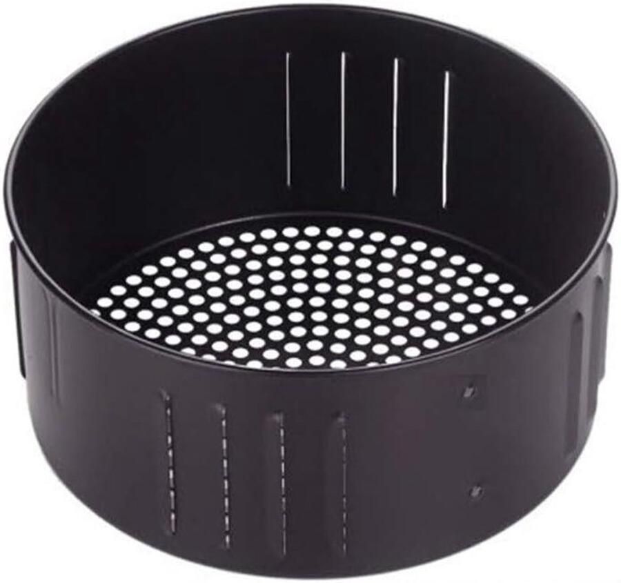 Heteluchtfriteuse Mand Airfryer Accessoire Bakken en Frituren Antiaanbak Gietijzer 2.6L 3.5L Zwart
