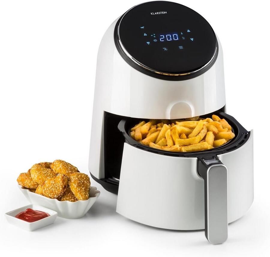 Heteluchtfriteuse met Digitale Touch Control en 8 Programma's Compact en Gezond Frituren