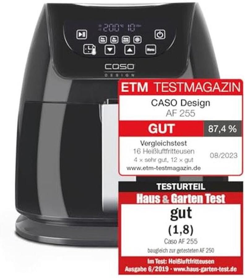 Heteluchtfriteuse met dubbele kamer 3 L – Gezond en snel frituren zonder vet – 1400 W