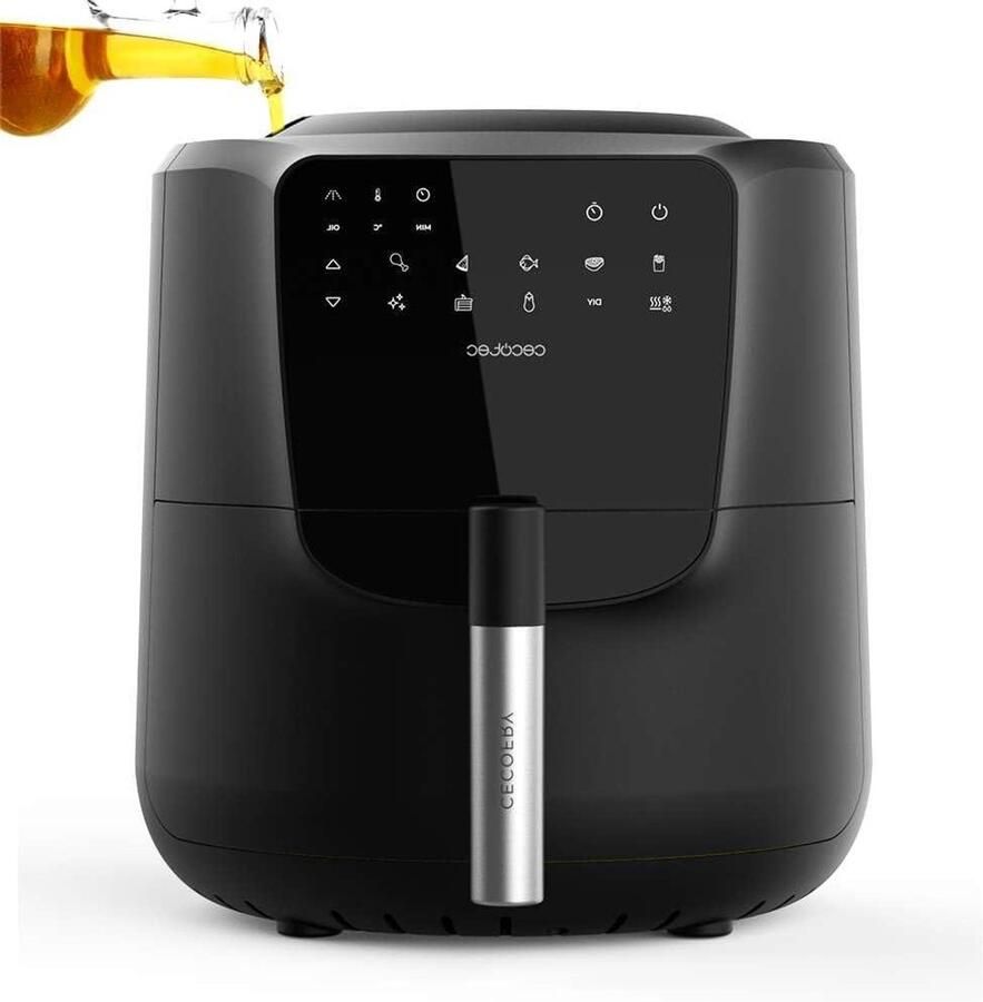 Heteluchtfriteuse met Spray Airfryer Gezond Koken Automatische Olie Doseerder 55 Liter Zwart