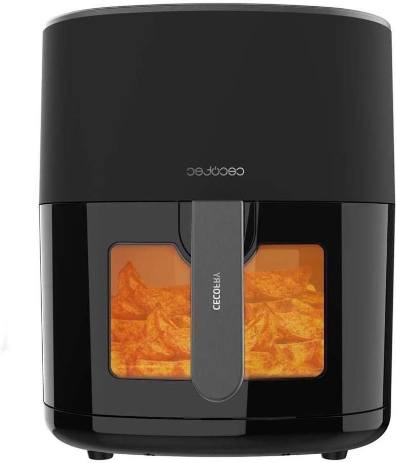 Heteluchtfriteuse met Venster Airfryer Gezond Koken 65 Liter Capaciteit 1700 Watt Zwart