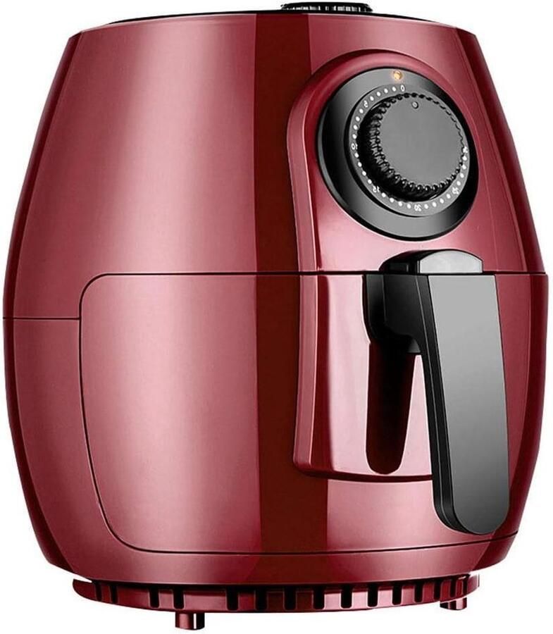 Heteluchtfriteuse Mini oven Gezond koken Snel luchtcirculatie 4 Liter Rood