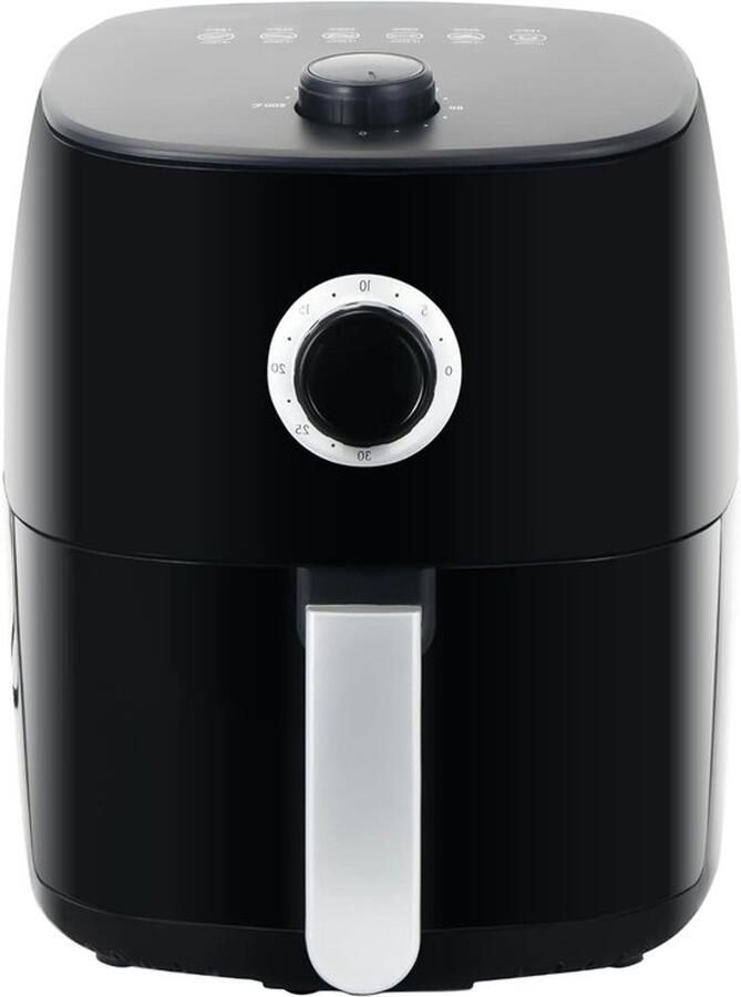 Heteluchtfriteuse Multicooker met airfryer Gezond koken 5-in-1 functies 28 liter Zwart