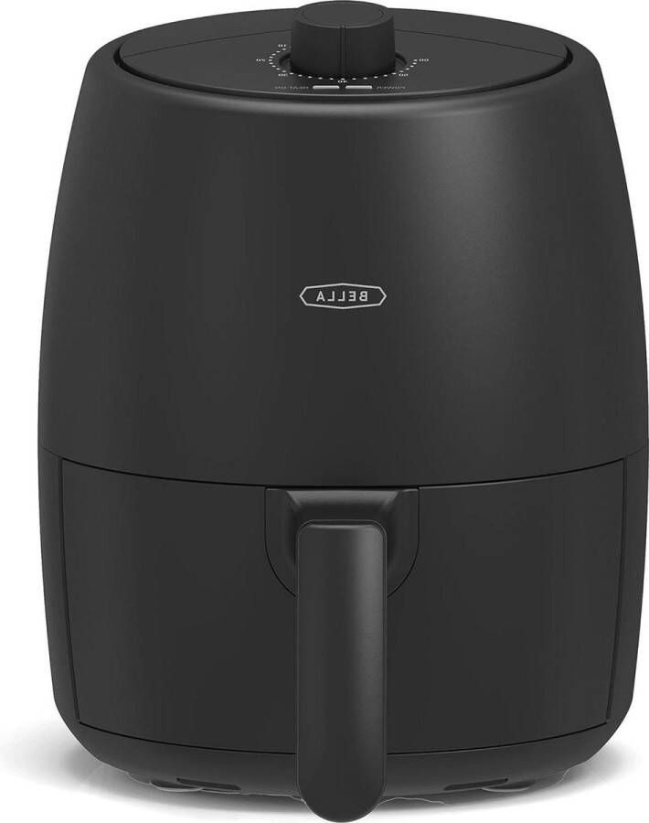 Heteluchtfriteuse-oven 2 liter 5-in-1 multikoker met afneembare antiaanbaklaag vaatwasmachinebestendig crisp-schaal en mand 1200 watt verwarmingssysteem matzwart