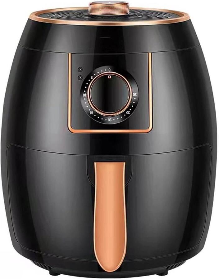 Heteluchtfriteuse Oven Airfryer Frituurpan Gezond Frituren 97% Vetreductie 5.5 Liter Zwart