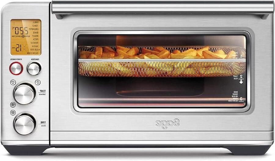 Heteluchtfriteuse Oven Airfryer Oven Veelzijdig Koken Element iQ Systeem 22 Liter Geborsteld Roestvrij Staal