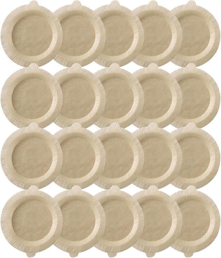 Heteluchtfriteuse Papier Bakpapier Inzetstukken Schoon Koken Anti-aanbaklaag 24 cm Rond