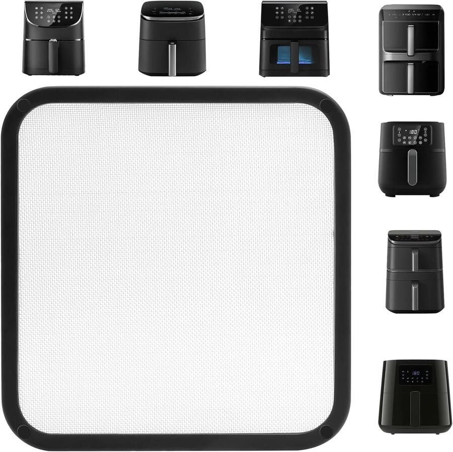 Heteluchtfriteuse voor Cosori TurboBlaze 5 5L 6 0L 6 2L Turbo Tower Pro Smart 10 8L & Philips Airfryer 3000 5000 (HD9270 90 & HD9285 90) Airfryer accessoires 22 x 21 x 0 5