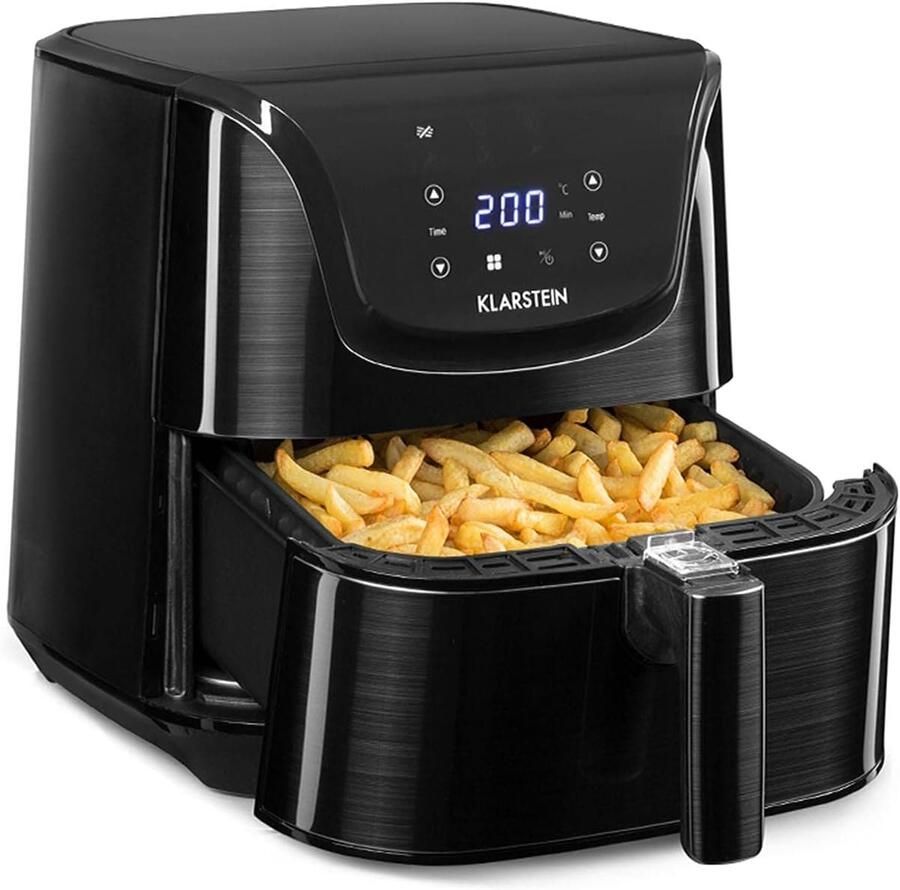 Heteluchtfriteuse XXL 5.4L 1700W Digitaal Touchscreen Gezonder Frituren Bakken & Grillen