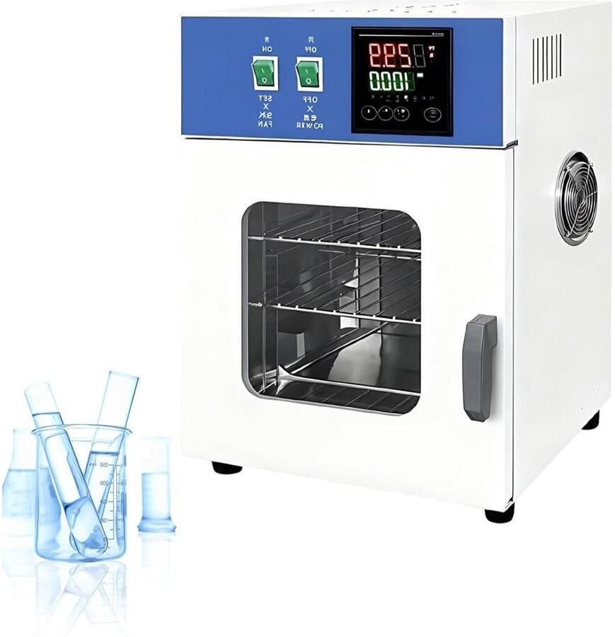 Heteluchtoven Droogoven Monsters Drogen Digitale Temperatuurregeling 16L Zwart