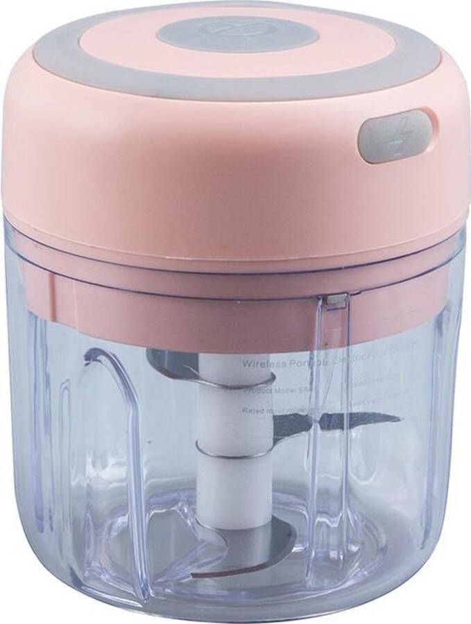 HighQ s-Keukenmachine Mini chopper-knoflookmolen-Roze-Keukengereedschap-Mini Electrische Hakmolen - Foto 2