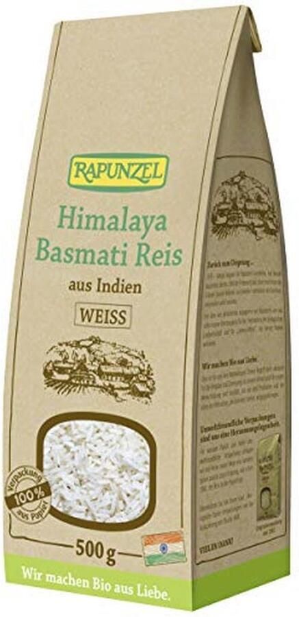 Himalaya Basmati Rijst Wit 3 kg (6 x 500 g)