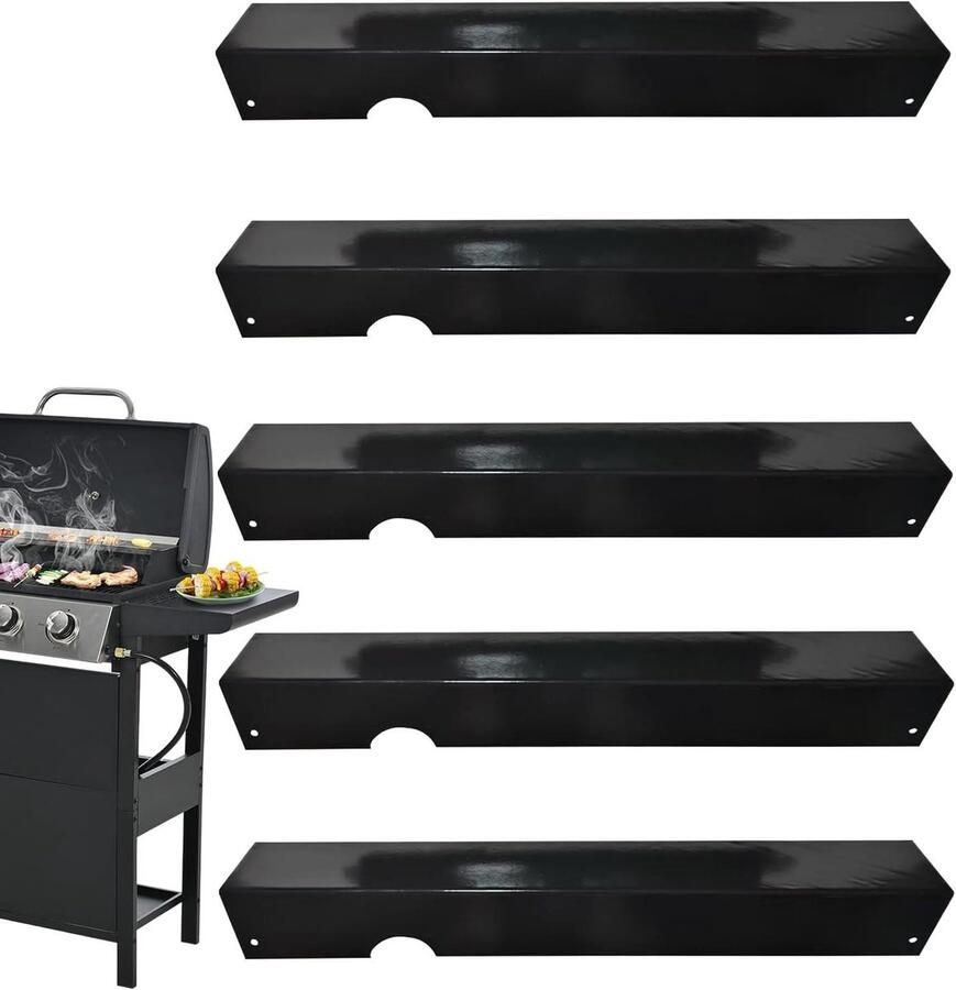 Hitte Deflector Grill Vlamverdeler Roestvrij Staal Barbecue Smaak Verbeteren Aanbakwerend Oppervlak