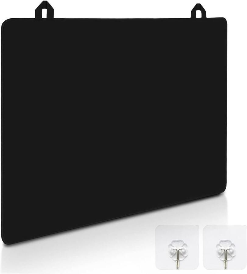 Hittebestendige en Waterdichte Glasplaat Beschermers voor Elektrische en Keramische Fornuizen 52x60 cm Zwart