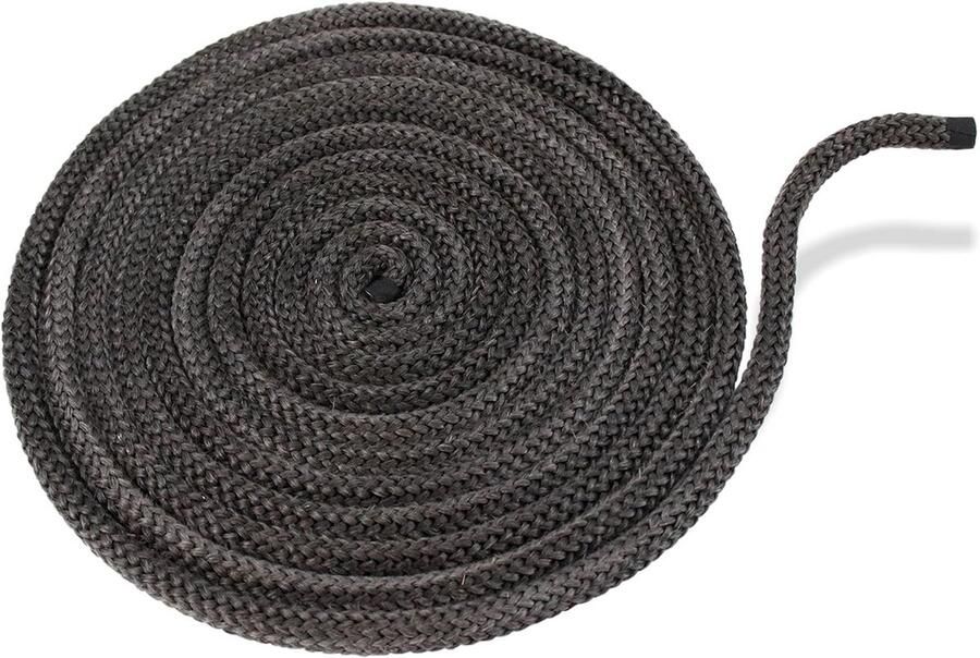 Hittebestendige Glasvezel Afdichtkoord voor Oven en Kachel 5 Meter Ø 12 mm