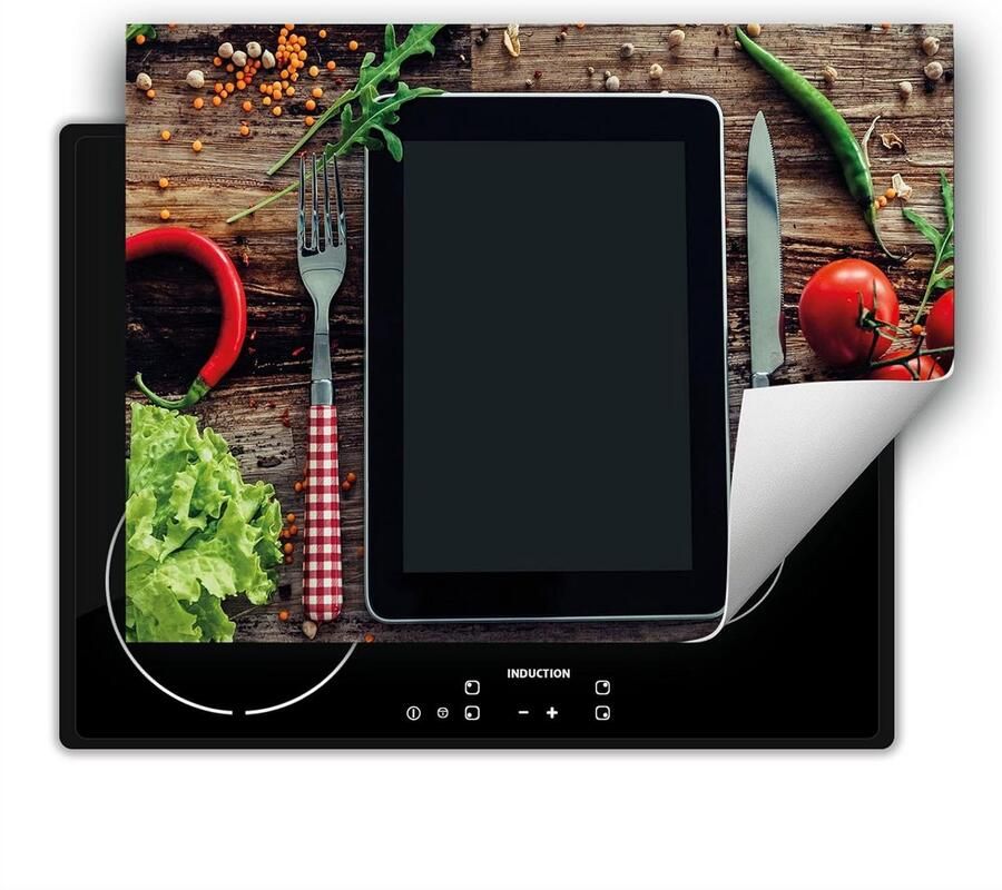 Hittebestendige Houten Onderzetter voor Inductiekookplaat (80x52 cm) Extra Werkblad