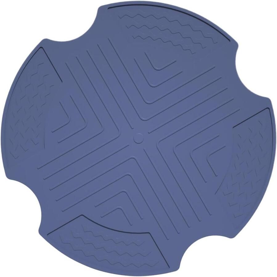 Hittebestendige Mat Airfryer Onderlegger Keuken Beschermen Antislip Ontwerp 26.2 x 26.2 cm Blauw