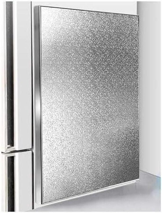 Hittebestendige mat Kookplaat bescherming Keuken veiligheid Vlamvertragend materiaal 90 x 60 cm Zilver