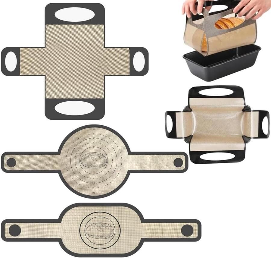 Hittebestendige Siliconen Bakmat Antiaanbak & Herbruikbaar Perfect voor Oven en Airfryer