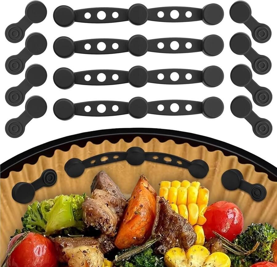 Hittebestendige siliconen klemmen voor Airfryer accessoires
