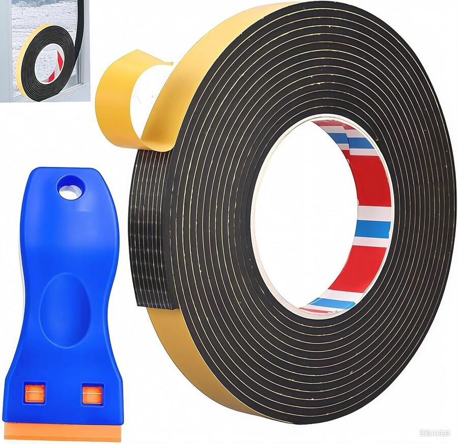 Hittebestendige zelfklevende afdichtingstape voor kookplaten en andere oppervlakken – 5m 3mm x 10mm