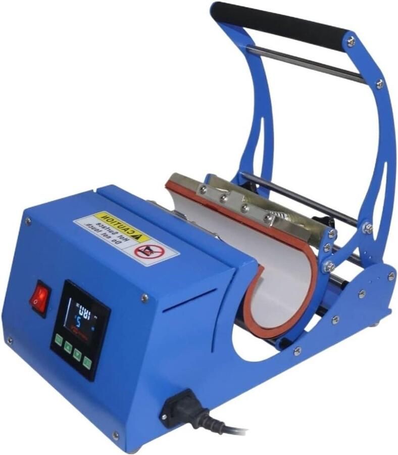 Hittepers Machine Kopjes Bedrukken Gepersonaliseerde Cadeaus Uniforme Verwarming 38x37x31cm Zwart