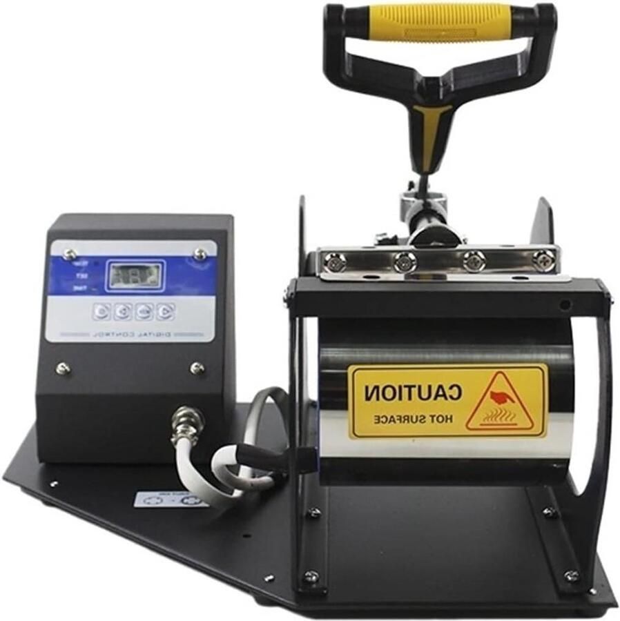 Hittepers Machine Transfer Pers Mokken Bedrukken Gelijkmatige Verwarming 31.5 cm Zwart