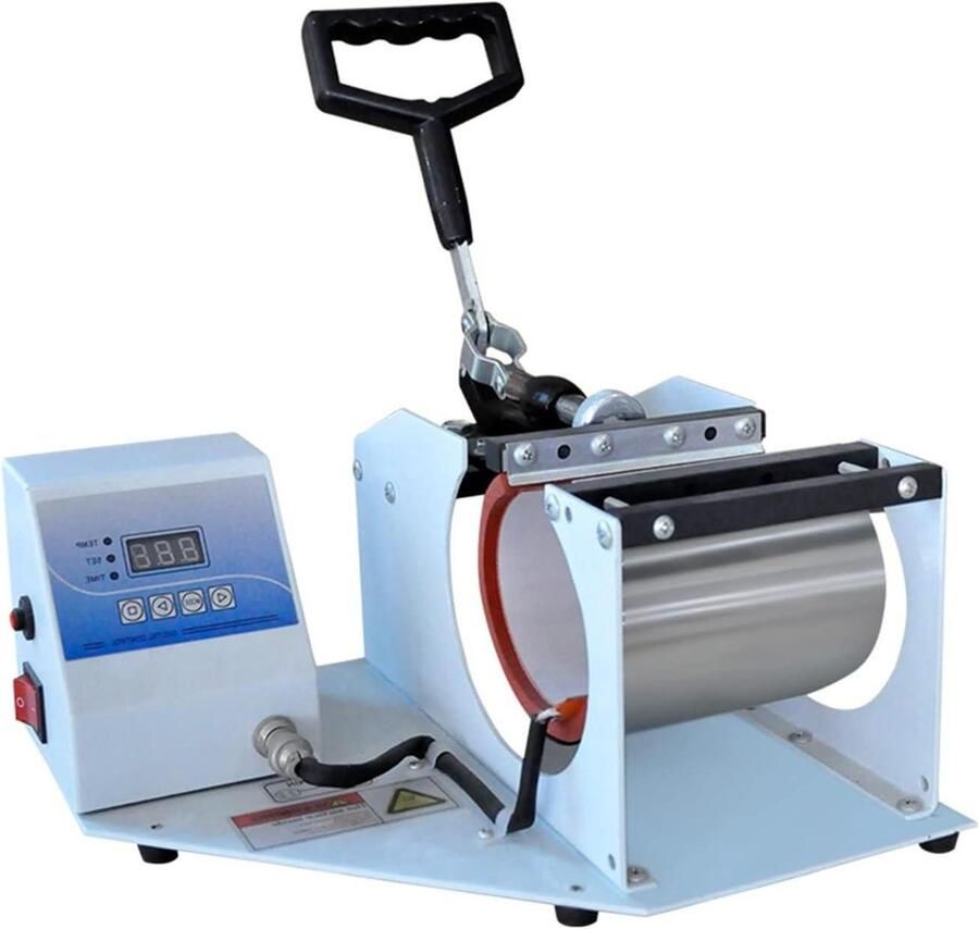 Hittepers Machine Transferpers Mokken Bekers Bedrukken Uniforme Verwarming 11oz Zwart