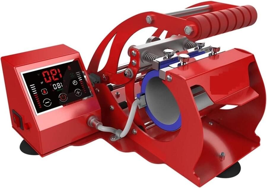 Mok Persmachine Warmte Pers Mokken Bedrukken LED Touchscreen 11oz Mok Rood Zwart Blauw