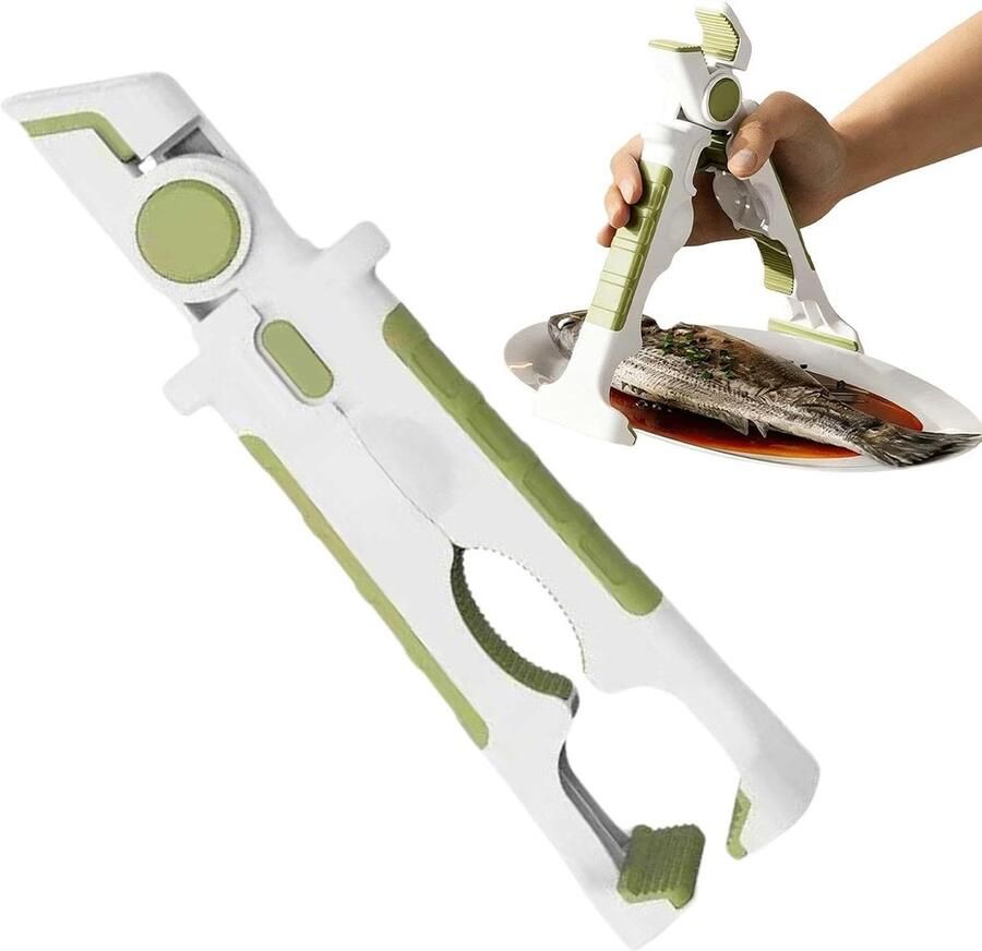 Hittebestendige Tang Keukenklem Bordhouder Veilig Hete Platen Antislip Ergonomisch 22 x 16 cm Groen