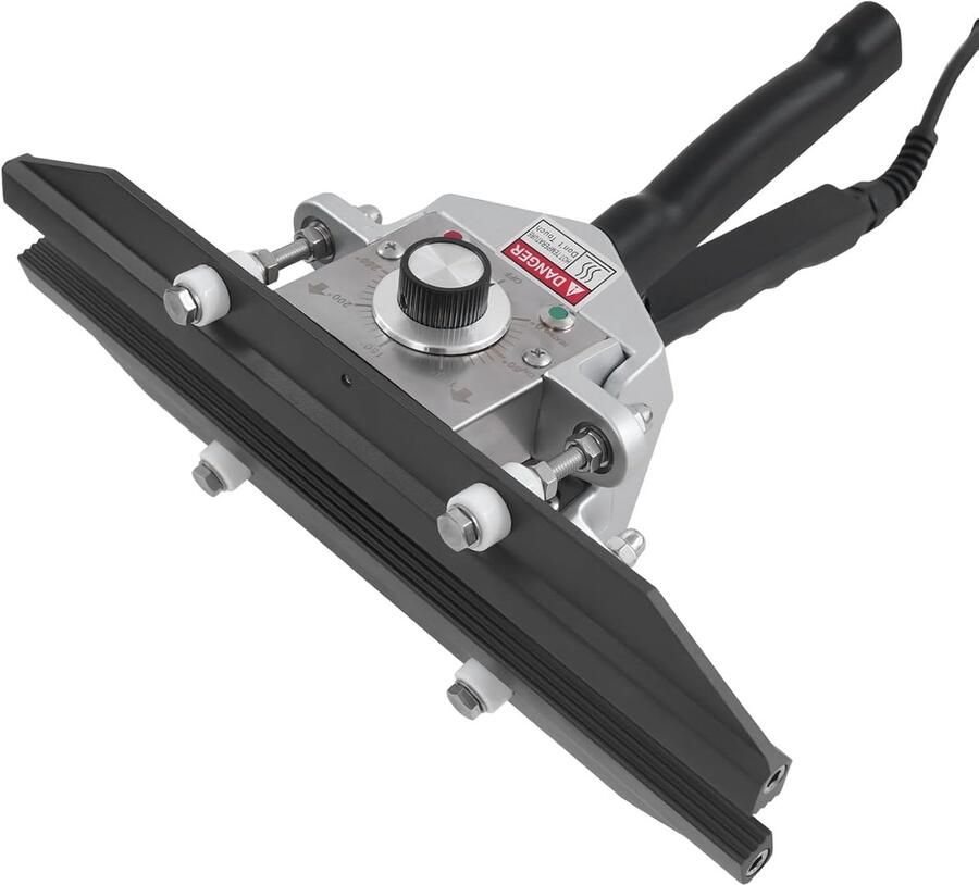 Hittesealapparaat Folielasapparaat Krimpsealer Zakken Sluiten 10mm Afdichtingsbreedte 30cm Zwart