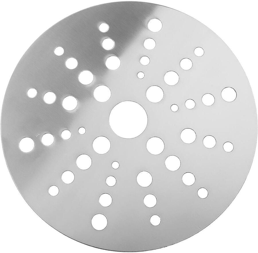 Hitteverspreider Plaat Inductie Adapter Converter Gelijkmatig Koken Roestvrij Staal 19.8 cm Zilverkleurig