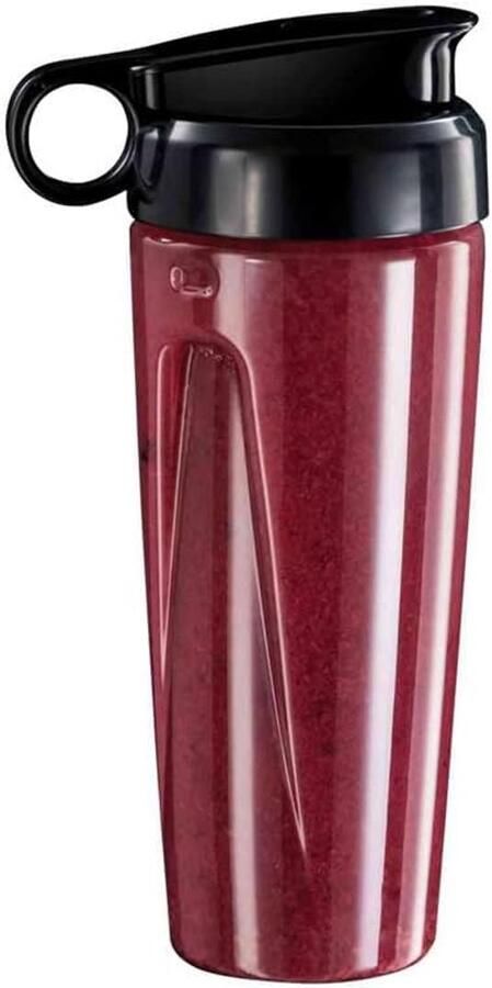 Hobbs Drinkfles To-Go incl. deksel & drinkopening [voor blender 2-in-1 23821-56] 600 ml BPA-vrij vaatwasmachinebestendig voor smoothie en als sportfles voor onderweg reservefles N700105
