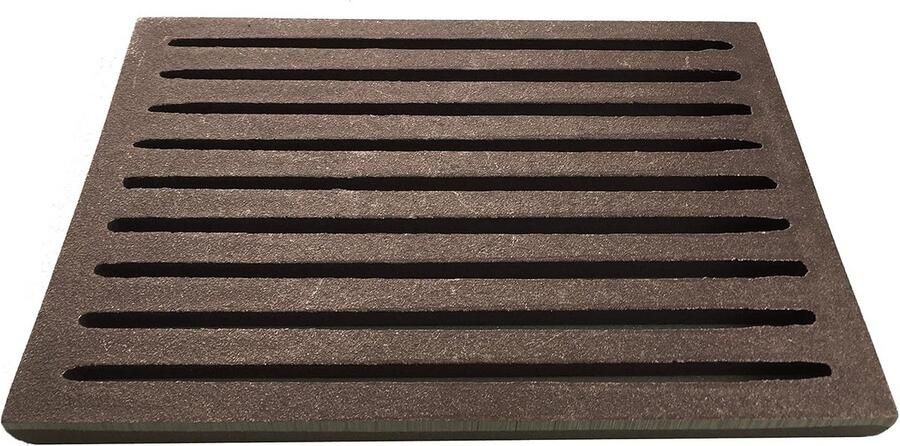 Hoekrooster Ovenrooster Tafelrooster Keuken Oven Gebruik Gietijzer Materiaal 16 x 28 cm Zwart