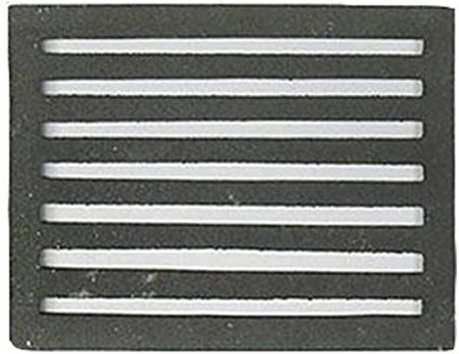 Hoekrooster voor fornuis Gietijzeren asrooster 15x11cm