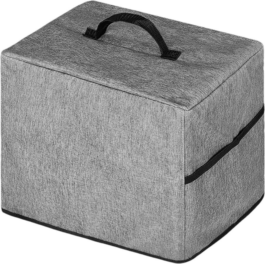 Hoes voor ijsmachine Apparaatbescherming Keuken Organisatie Waterafstotend Oxford stof 36 x 26.5 x 29 cm Zwart