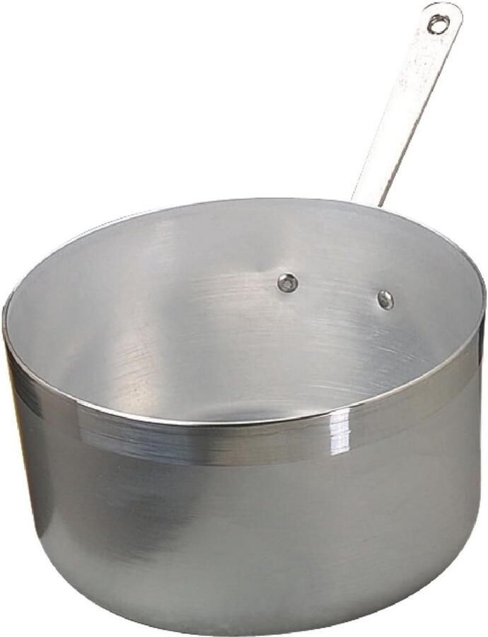 Hoge Aluminium Braadpan met Handvat Kookpan 18 cm