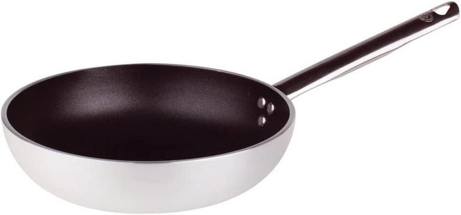 Hoge Koekenpan van Gietaluminium met Anti-aanbaklaag 40 cm Geschikt voor Alle Kookplaten Behalve Inductie