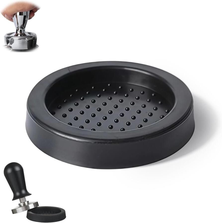 Hoge kwaliteit tamping mat voor espresso 60 mm binnen diameter antislip silicone mat perfect voor barista werkstations koffiebars en eenvoudig schoon te maken