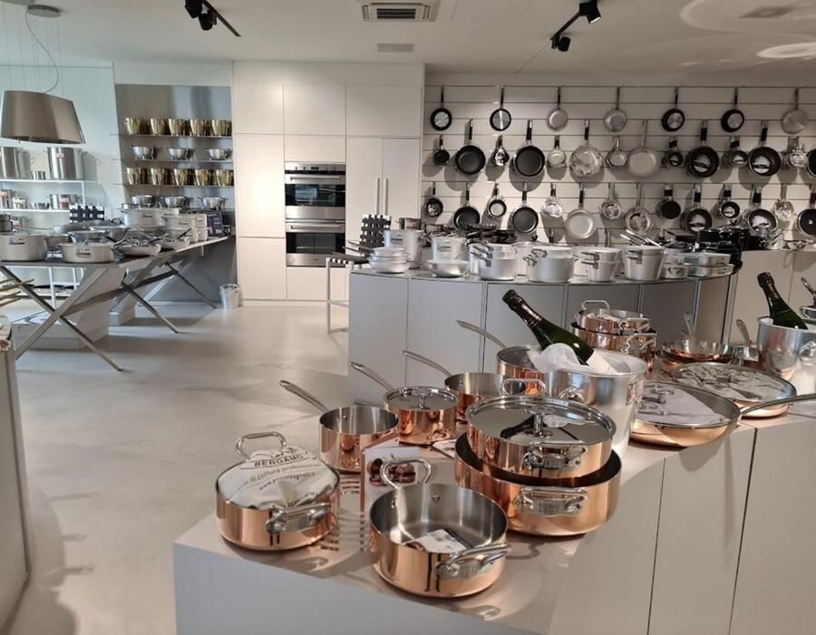 Hoge Pan Steelpan Koken op Inductie Aluminium Staal Trilaminaat 16 cm Zilverkleurig