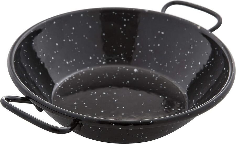 Hoge Pan van Geëmailleerd Staal in Zwart Koken met Kwaliteit