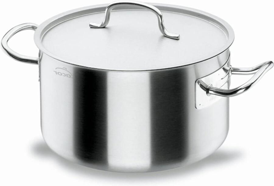 Hoge Steelpan Soeppan Ketel Grote porties koken Roestvrij staal 18 10 50 cm diameter Zilver