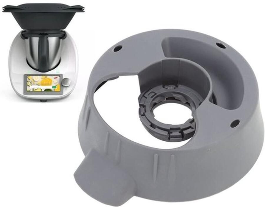 Hoofdpan Basis voor Thermomix TM5 TM6 Bevestiging Beker Ring Basis Ring Moer Basis met Safe Lock Duurzame Blender Accessoires Blender Onderdeel vervanging voor Thermomix