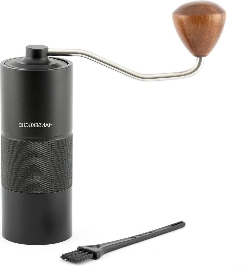 Hoogwaardige handmatige koffiemolen verstelbare maalgraad professionele accessoires koffiebonen zwart