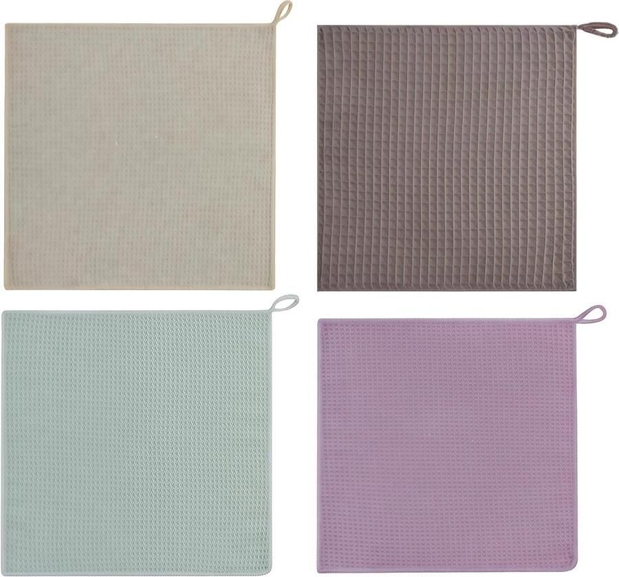 Hoogwaardige Microvezel Barista Doeken 4 Stuks 30 x 30 cm Perfect voor Espresso Machine Reiniging en Onderhoud
