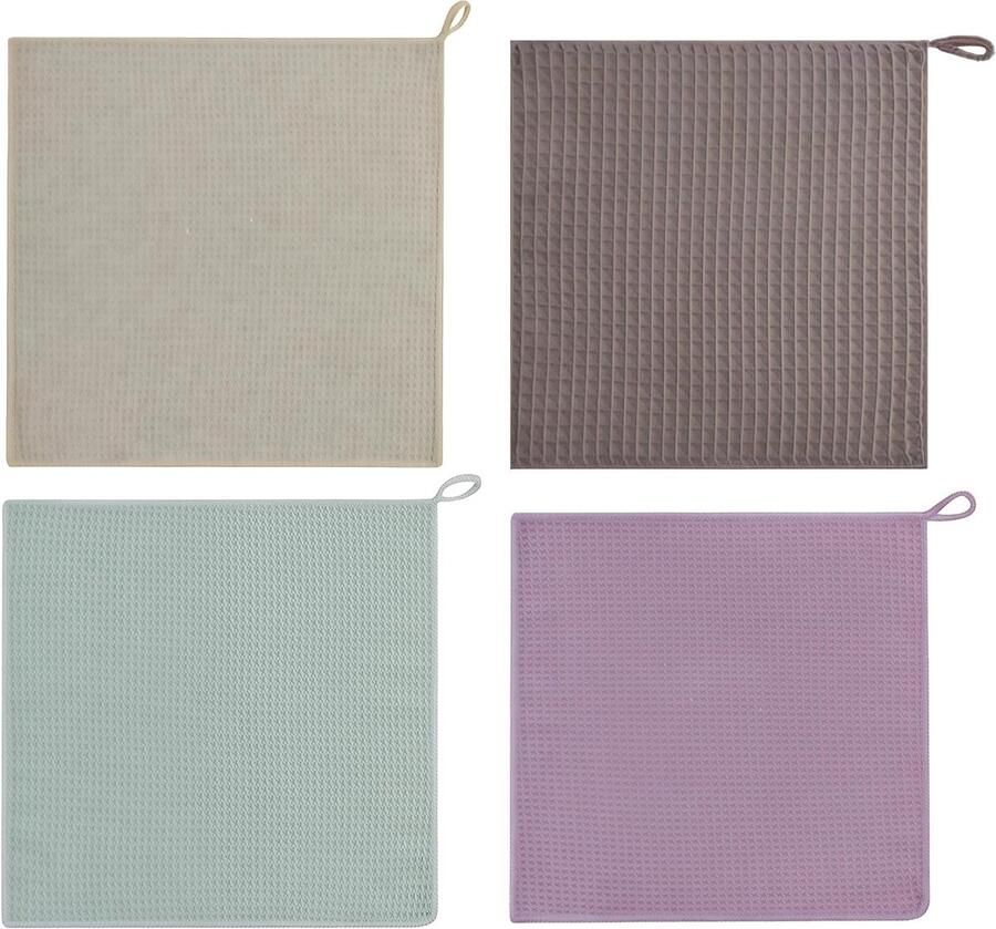 Hoogwaardige Microvezel Barista Doeken Set van 4 30 x 30 cm Perfect voor Espresso Machine Onderhoud en Reiniging