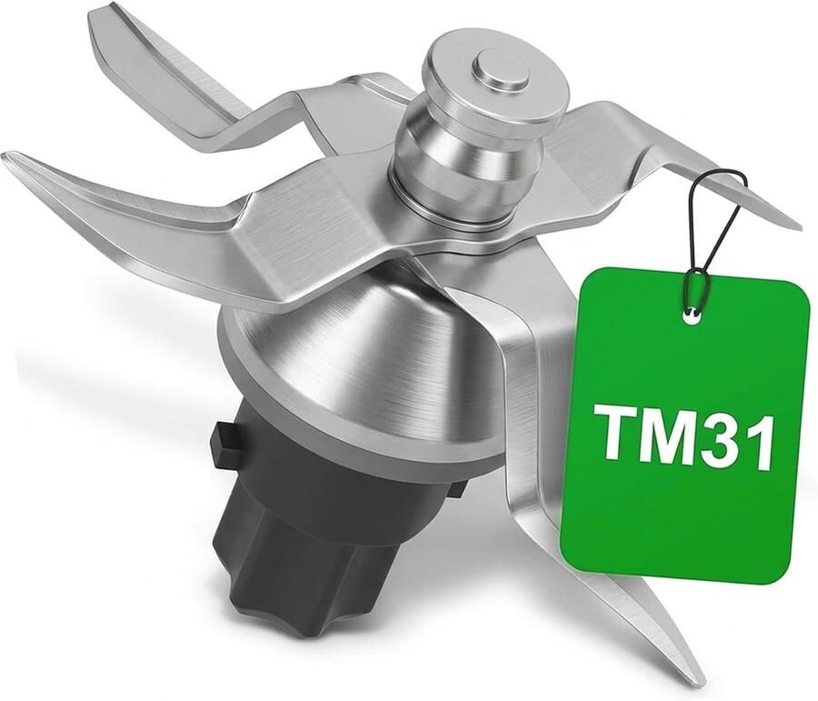 Hoogwaardige roestvrijstalen mes voor Thermomix TM31 duurzame accessoires voor koken en bereiden van maaltijden