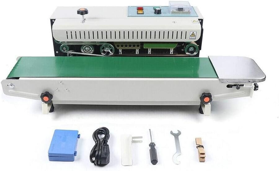 Horizontale plastic zak zegelmachine sealing continue sealingsmachine folielasapparaat voor plastic zakken doorstroomsealmachine bandafdichtmachine (FR-900)