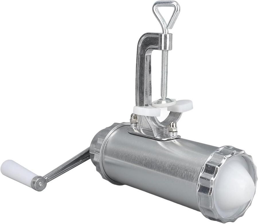 Horizontale Worstvuller Vleesvulmachine Worstmaker Zelf Worst Maken Arbeidsbesparend Ontwerp 29 x 16 x 9 cm Zilver